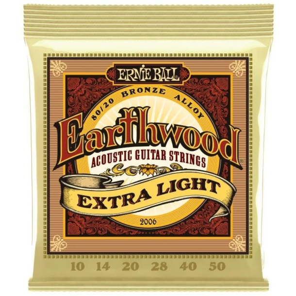 Ernie Ball 2006 Earthwood 80/20 Extra Light